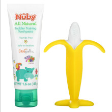 Dr. Talbot's, Training Toothpaste with Banana Toothbrush, 2 Piece Set