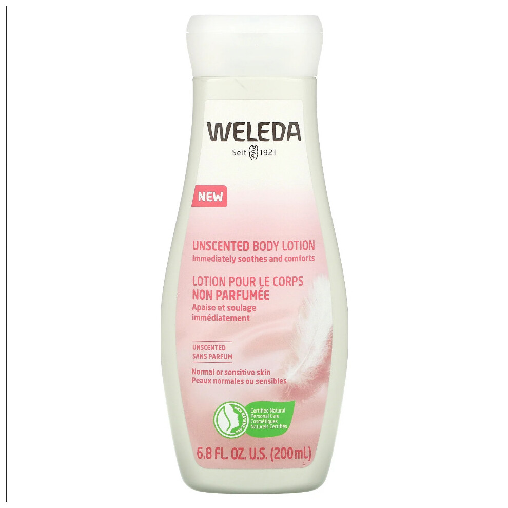Weleda , Unscented Body Lotion, 6.8 Fl Oz (200 Ml)