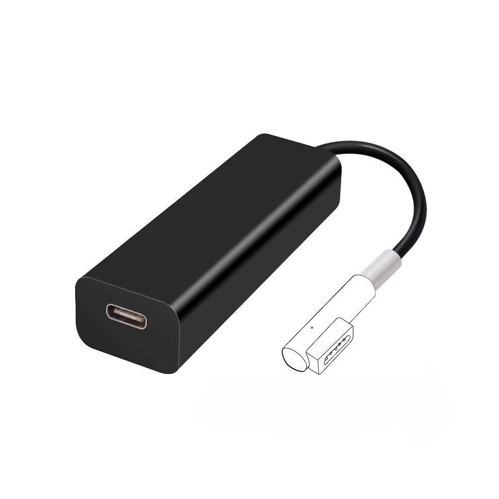 Jardiboutique (Typec To Magsafe1 45W L-Shap Black) 3In1 Type-C Magsafe Adapter Converter For Macbook