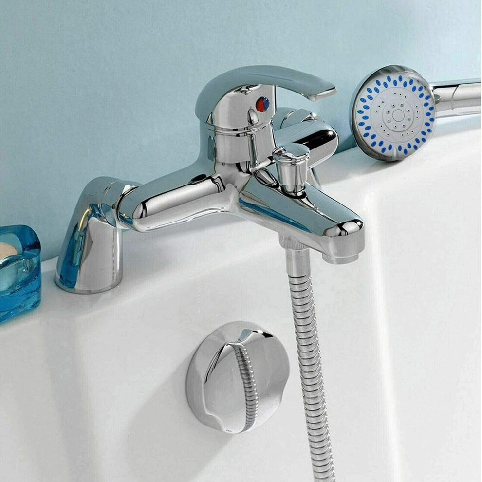 (Shower Handset with Hose) Modern Mixer Bathroom Shower Kit Set