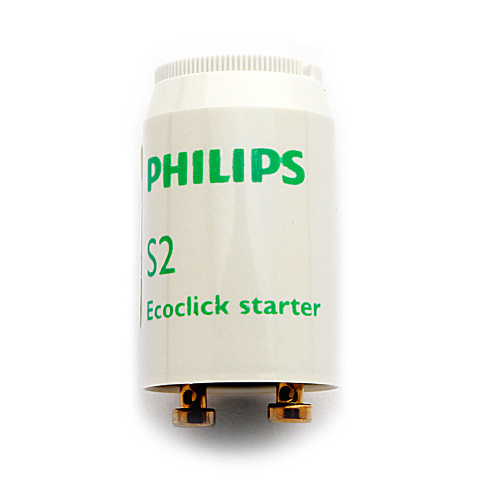 25 x Philips Fluorescent Starter 4w to 22w Series Starter Universal For 2ft Tubes in a Bank of Four