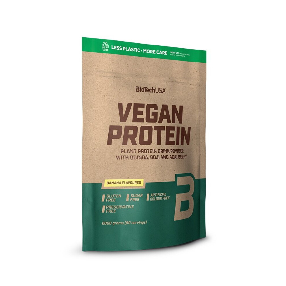 Biotechusa Vegan Protein, Hazelnut - 2000 Grams