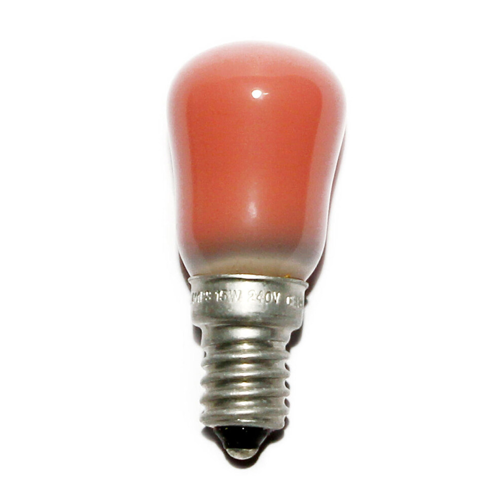 Crompton 15watt Red Incandlescent Pygmy Bulb SES E14 Small Bayonet Cap Sign Lamp Dimmable