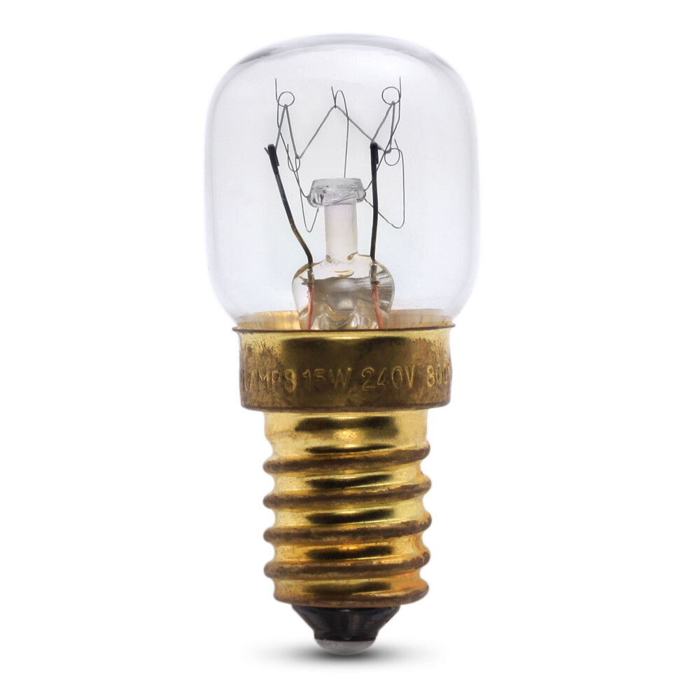 Philips 15W Incandescent Oven Bulb Ses E14 Small Screw Cap 240V Clear Oven Rated 300 Degree