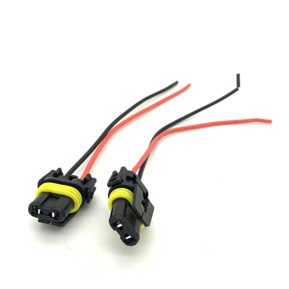 (2) 9006/Hb4 9005/Hb3 9012/Hir2 Headlight Bulb Repair Socket Connector Plug Wire 5060620944820