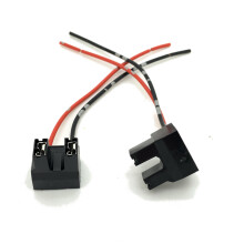 (2) 1xH7 477 headlight bulb repair socket connector plug wire