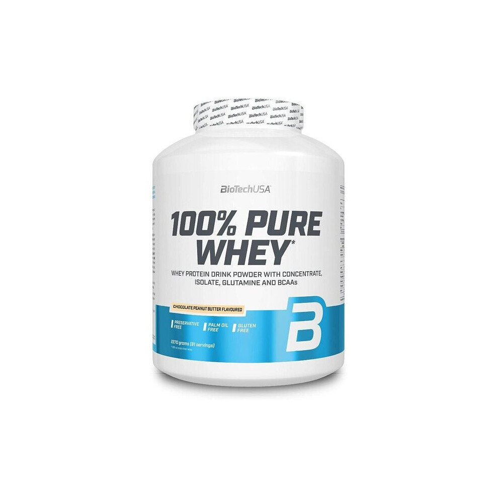 Biotechusa 100% Pure Whey, Chocolate Peanut Butter - 2270 Grams