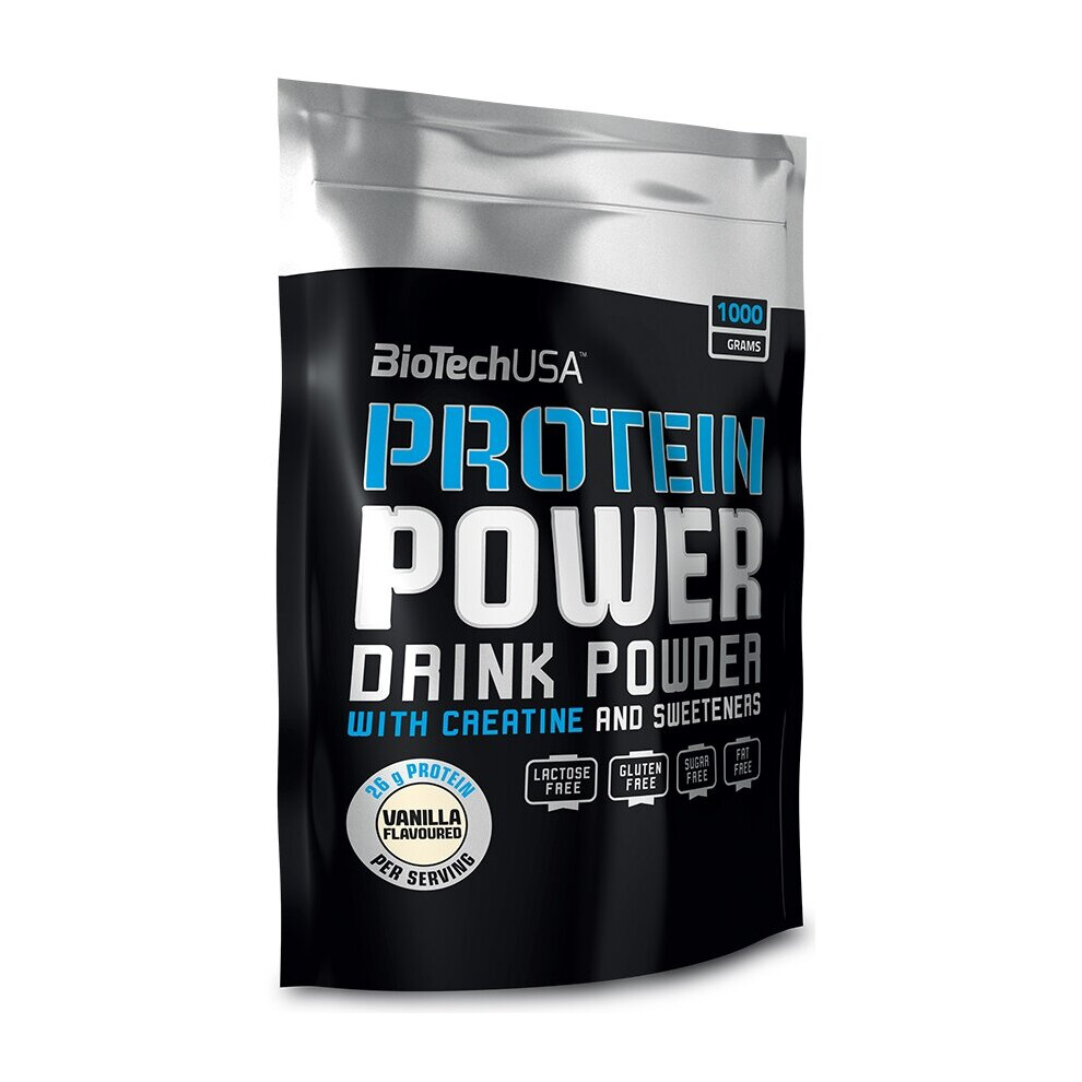 Biotechusa Protein Power, Strawberry Banana - 1000 Grams