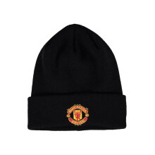 New Era Man Utd Knit Turn Up Black