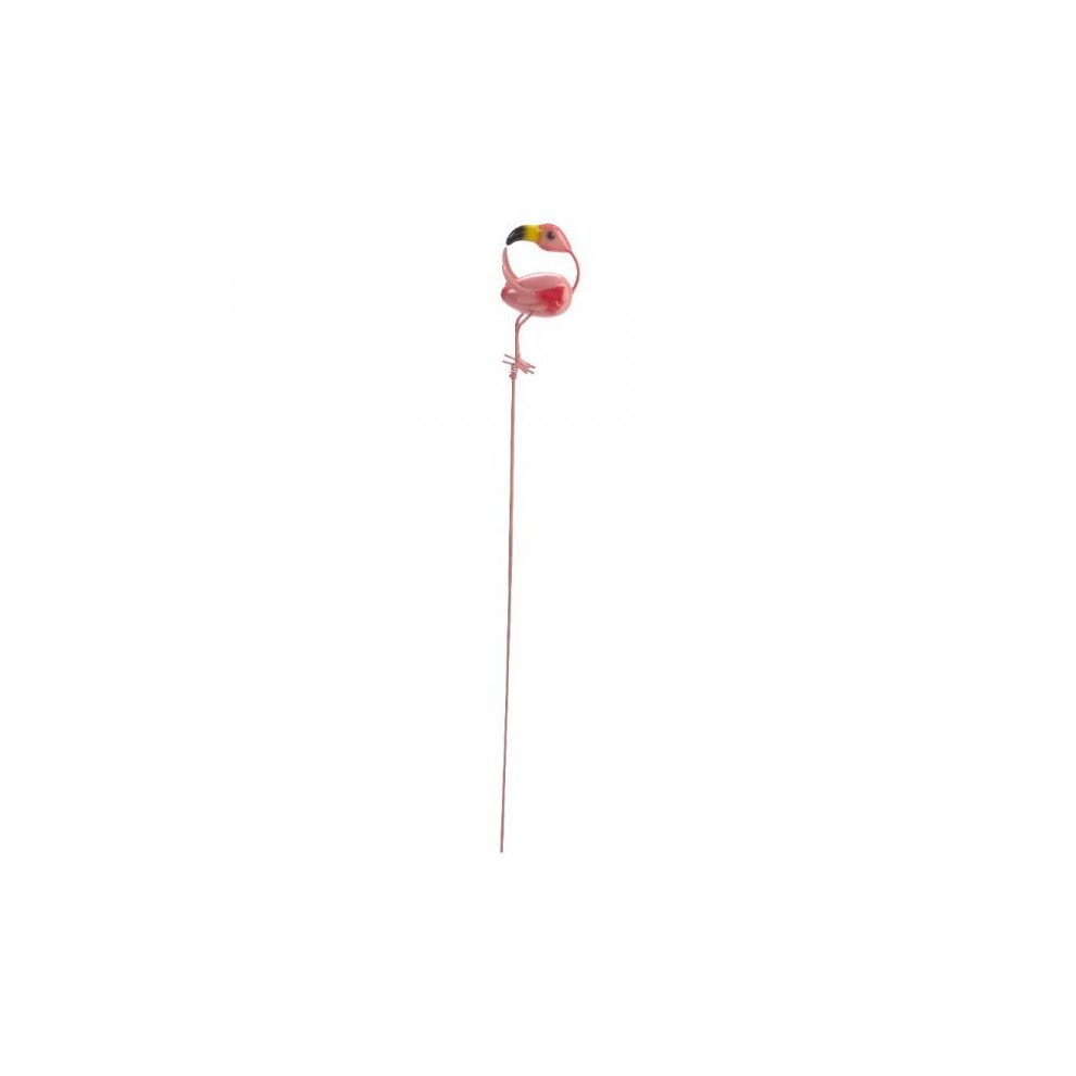 Smart Garden Products Mingo's Stake Fun Colourful Flamingo Boarder Flowerbed Ornament Pink