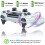 ALLBIZ High Sensitivity Wireless Game Controller for PS4 / PC with Dual Vibrate and Audio Function, LED Indicator - Burst Texture 5