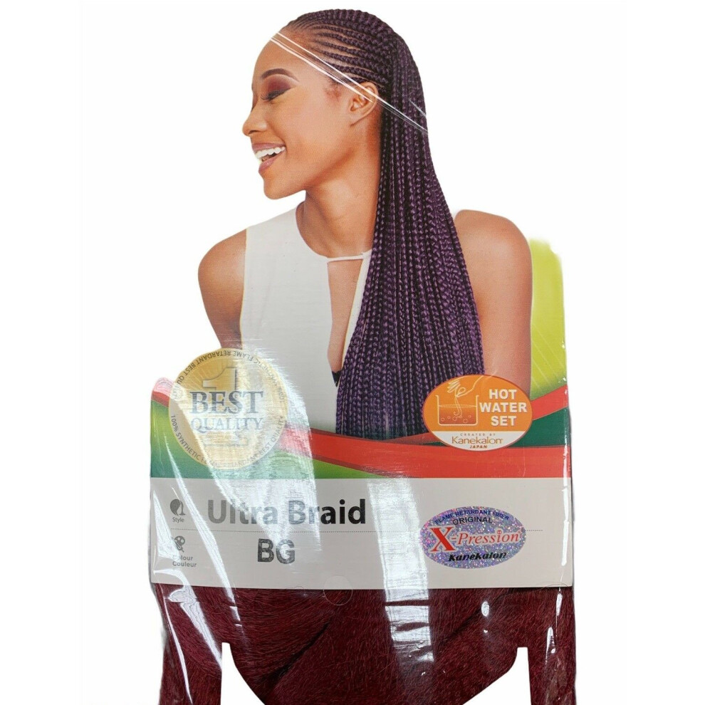 X-Pression Braid (Bg) X-Pression Ultra Braiding Hair,"Kanekalon" Colors