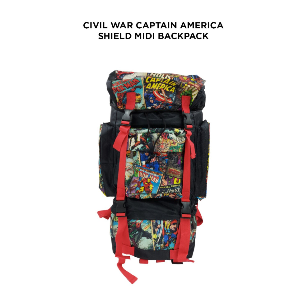 Marvel Retro Comic Red Camping Back Pack