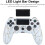 ALLBIZ High Sensitivity Wireless Game Controller for PS4 / PC with Dual Vibrate and Audio Function, LED Indicator - Burst Texture 7