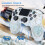 ALLBIZ High Sensitivity Wireless Game Controller for PS4 / PC with Dual Vibrate and Audio Function, LED Indicator - Burst Texture 4