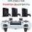 ALLBIZ High Sensitivity Wireless Game Controller for PS4 / PC with Dual Vibrate and Audio Function, LED Indicator - Burst Texture 3