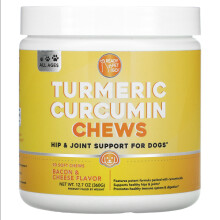 Turmeric & Collagen, Pentru Câini, Toate Vârstele, Chicken & Cheese, 90 Soft Chews, 12.7 oz (360 g)