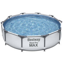 10FT 305x76cm Metal Frame Above Ground Pool Garden Outdoor, Best