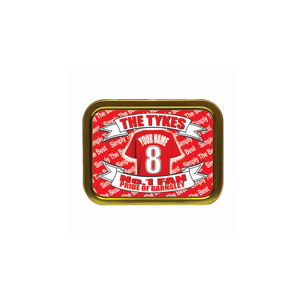 Personalised Gift Products Personalised Barnsley Tobacco Tin Gift & Smoking Products