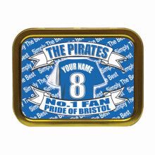 Personalised Bristol Rovers Football Shirt Tobacco Tin Gift & Smoking Products