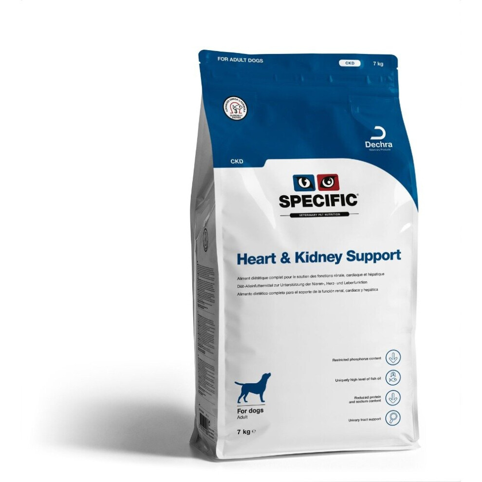 (4kg) Dechra Specific CKD Dog Food Heart Kidney Support