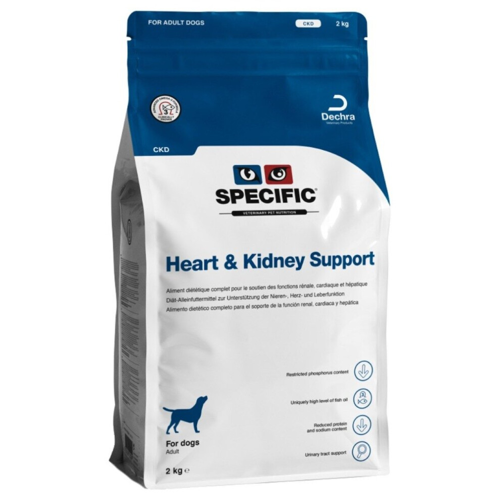 (2kg) Dechra Specific CKD Dog Food Heart Kidney Support