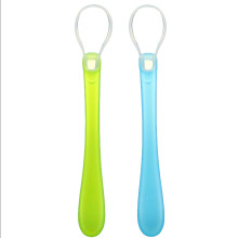 Green Sprouts, Feeding Spoons, 6-12 Months, Aqua, 2 Pack