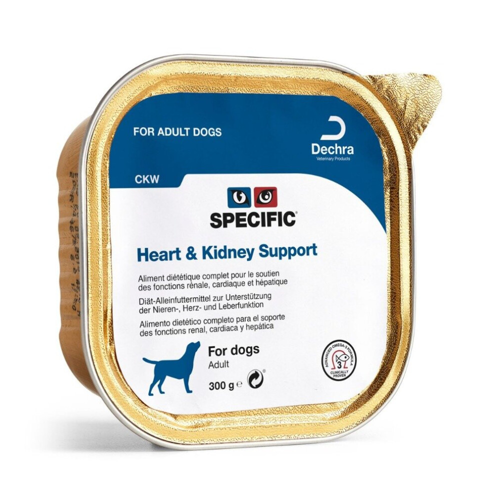 Dechra Specific Ckw Canine Wet Foils Heart & Kidney Support 6X300g