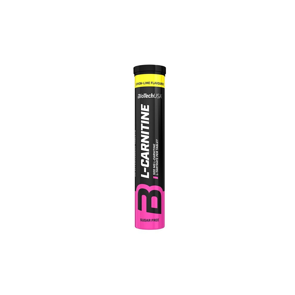Biotechusa L-Carnitine Effervescent, 500Mg, Lemon - 20 Tablets