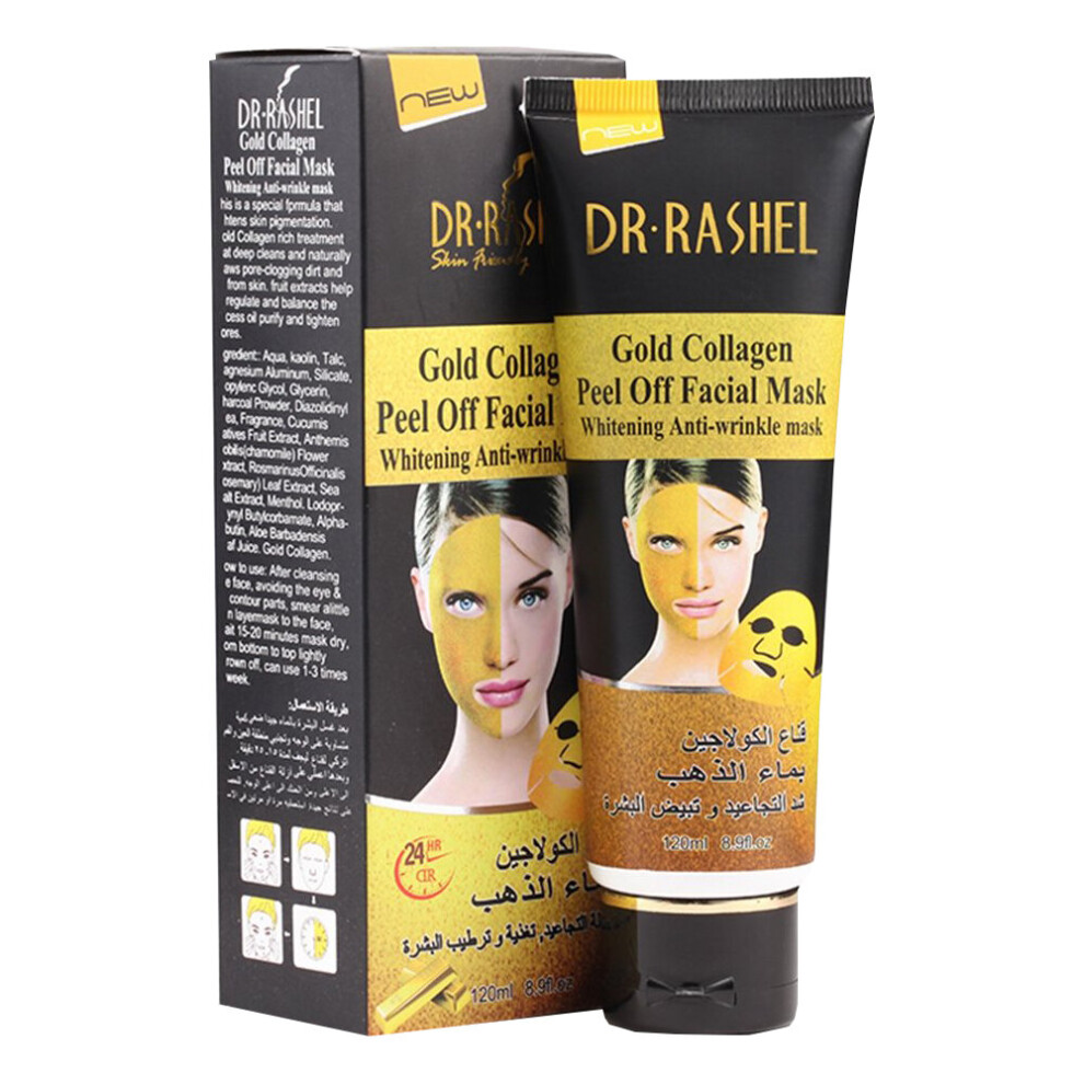 Dr Rashel Collagen Peel Off Facial Mask 120Ml - Purifying, Whitening & Anti-Wrinkle Uae_drshl_938 Gold