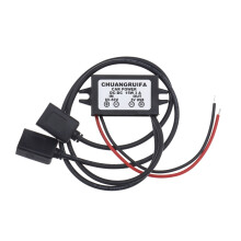 DC Buck Converter 12V 24V 36V to 5V 3A with USB Power Adapter