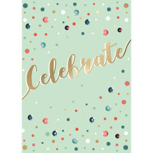Celebrate Sparkly Embellished Any Occasion Greeting Card Autograph Cards