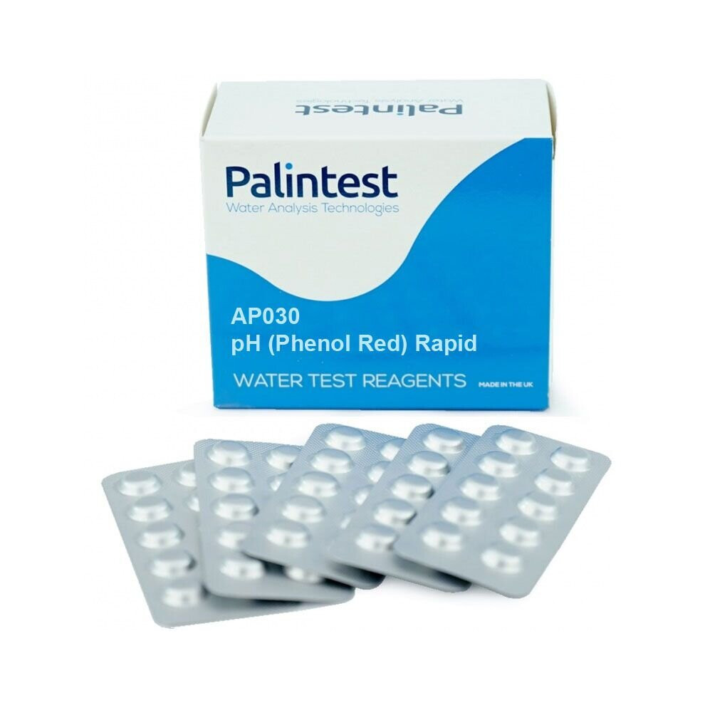Jansan Palintest Pooltester Ph Phenol Rapid Dissolving Test Tablets ~ 250 Tabs Red