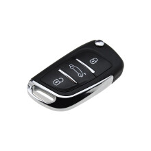 3 Buttons Remote Folding Key Fob Case Repair Kit Fit for Peugeot 207 307 308