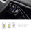 12V 24V Dual QC 3.0 USB Car Charger Socket Voltage Voltmeter w/ Blue LED Light 4