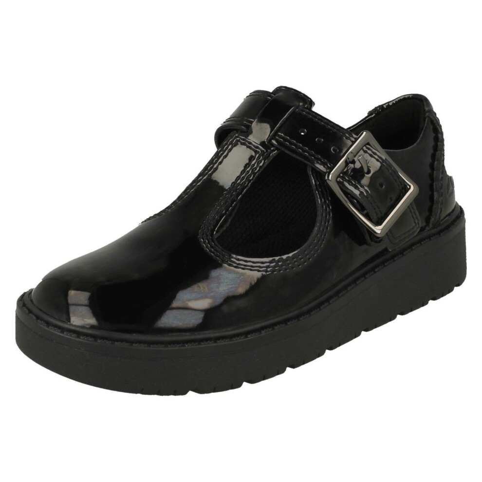 (Black, UK 3) Ladies Clarks Slip On Formal Shoes Raisie Theresa