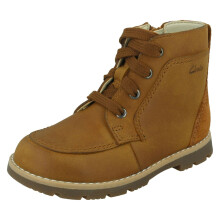 (Navy, UK 4 Infant) Boys Clarks Ankle Boots Heath Dash T