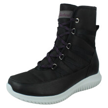 (Grey, UK 2) Ladies Skechers Boots Ultra Flex Cold Out 44345
