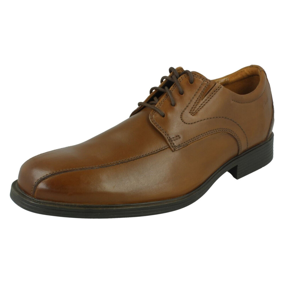 (Tan, UK 9) Mens Clarks Formal Lace Up Shoes Whiddon Pace