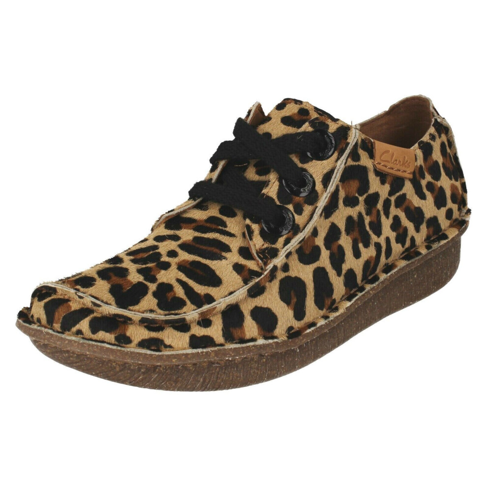 Clarks (Multi, Uk 4.5) Ladies Comfortable Lace Up Shoes Funny Dream Multicoloured