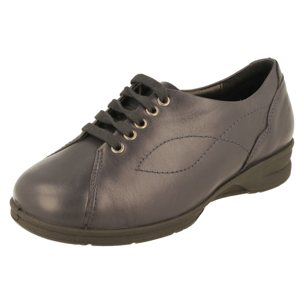 (Blue, UK 8) Ladies Padders Casual Shoes Kira