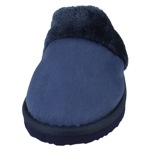 (Navy, UK 7) Ladies Spot On Mule Slippers 1