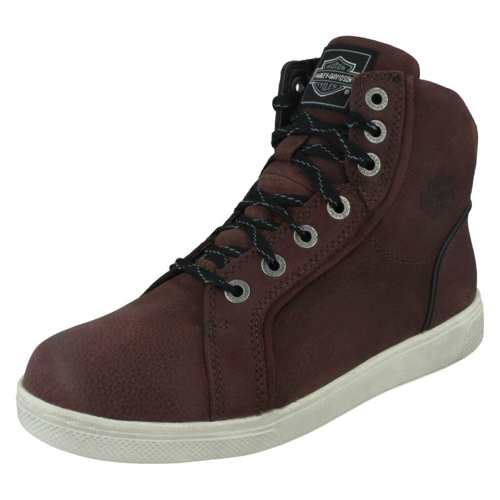 (Berry, UK 6) Ladies Harley Davidson Ankle Boots Mallory