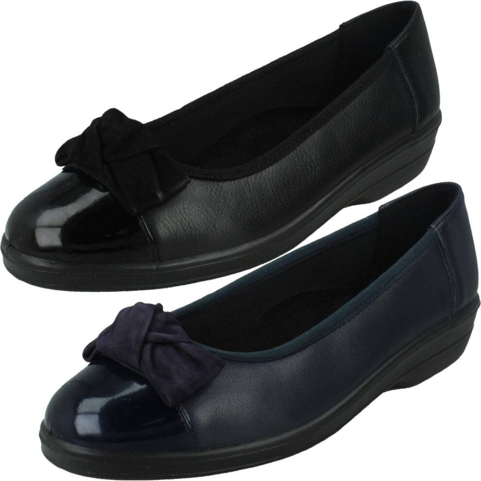 Padders (Black, Uk 6) Ladies Slip On Shoes Orient