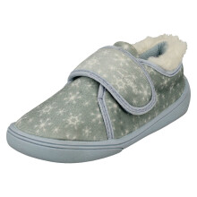 (Blue, UK 5 Infant) Girls Clarks Snowflake Detailed Frozen II Slippers Holmly Ice