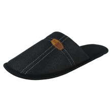 (Tan, UK 6) Mens Spot On Mule Slippers