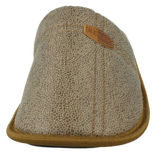 (Tan, UK 6) Mens Spot On Mule Slippers 2