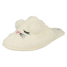 (Black, UK 6) Mens Spot On Mule Slippers