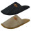 (Black, UK 7) Mens Spot On Mule Slippers 1