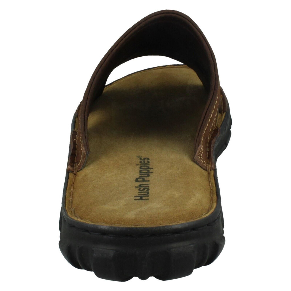 Buy HUSH PUPPIES Men Robert Fisherman Brown Slipon Sandal - 5 UK at  Amazon.in